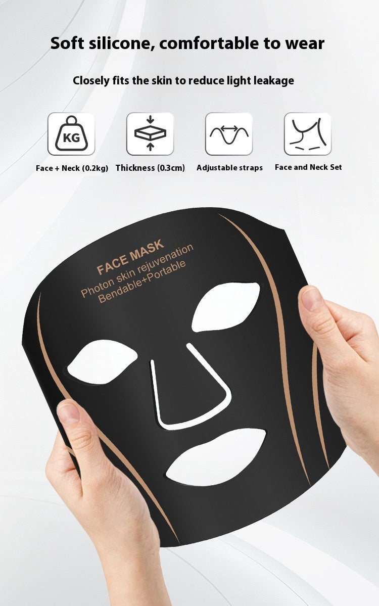 Photon Instrument Facial Silicone Red Light LED Beauty Mask