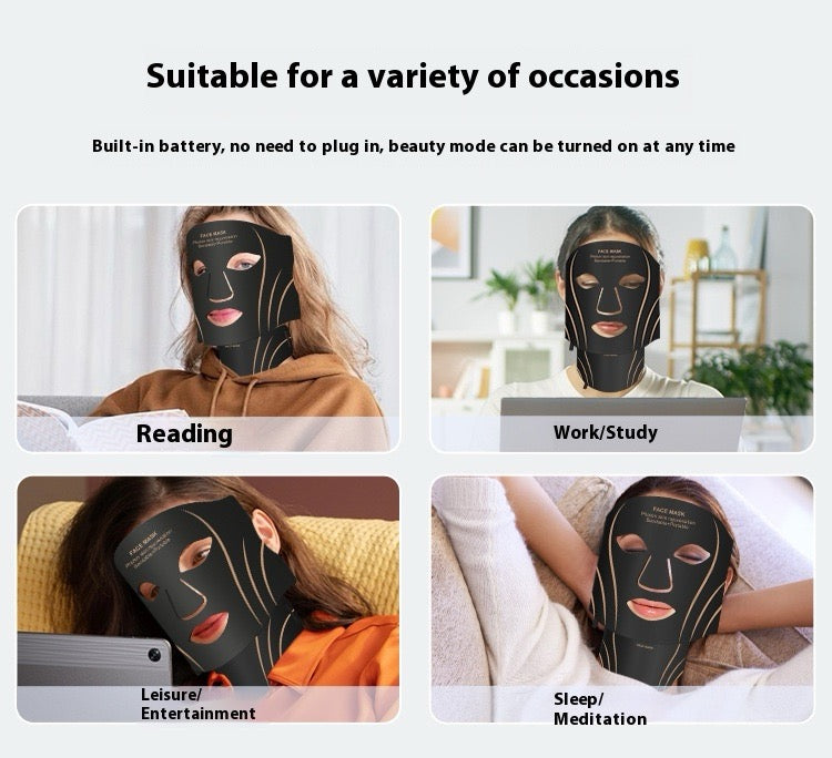 Photon Instrument Facial Silicone Red Light LED Beauty Mask