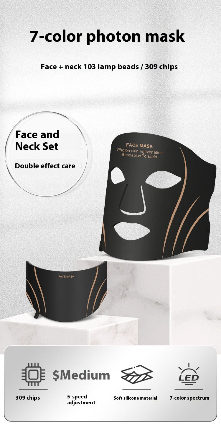 Photon Instrument Facial Silicone Red Light LED Beauty Mask