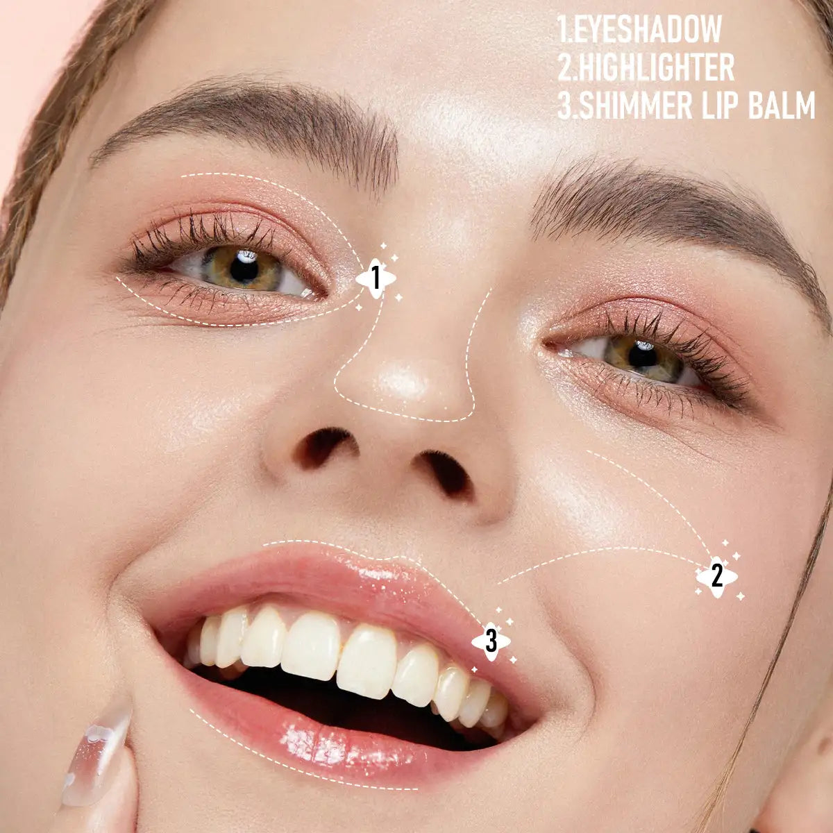 PHOFAY Crystal Jelly Highlight Stick