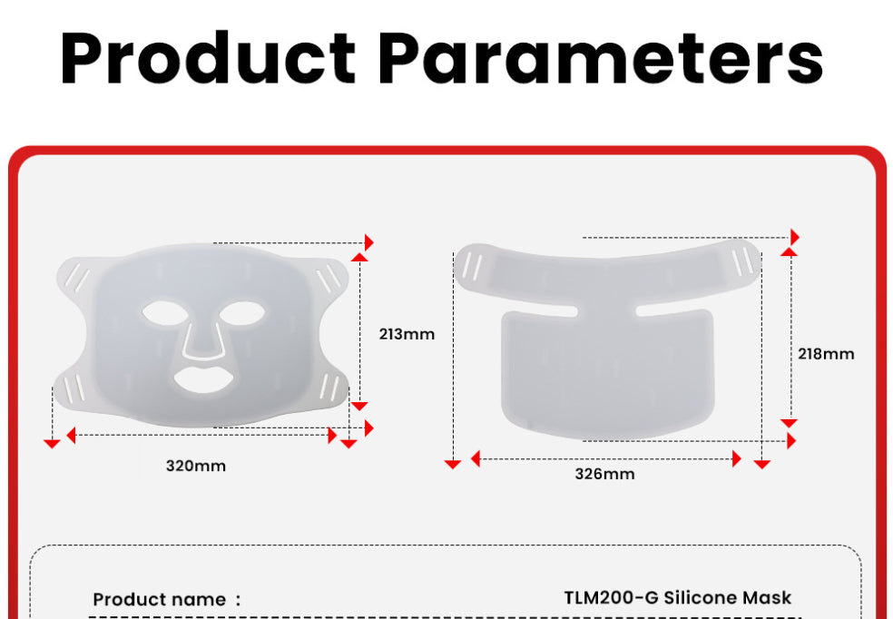 LED Mask Instrument Silicone Photon IPL Device Beauty Mask